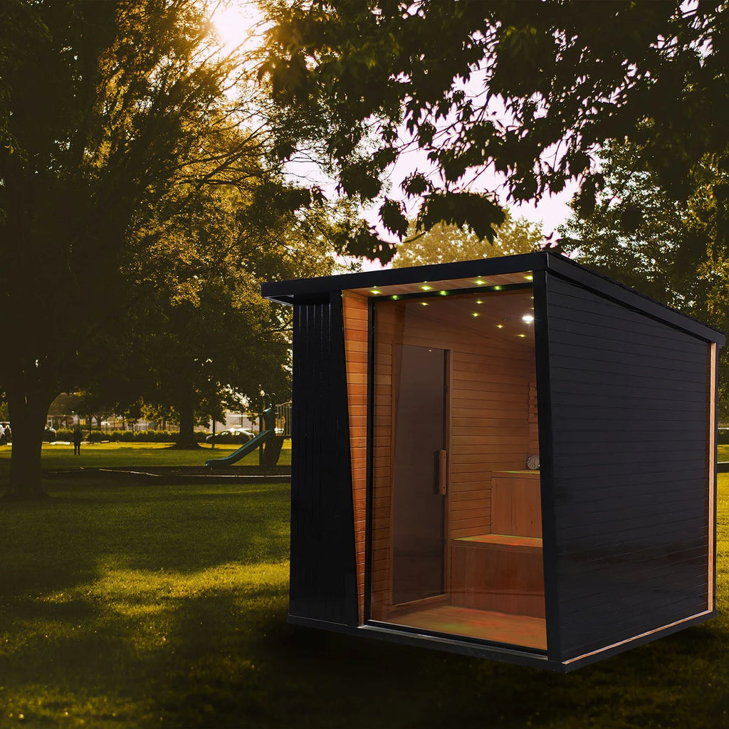 Helius Sauna Dwight Traditional Outdoor Sauna