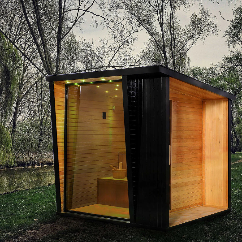 Helius Sauna Dwight Traditional Outdoor Sauna