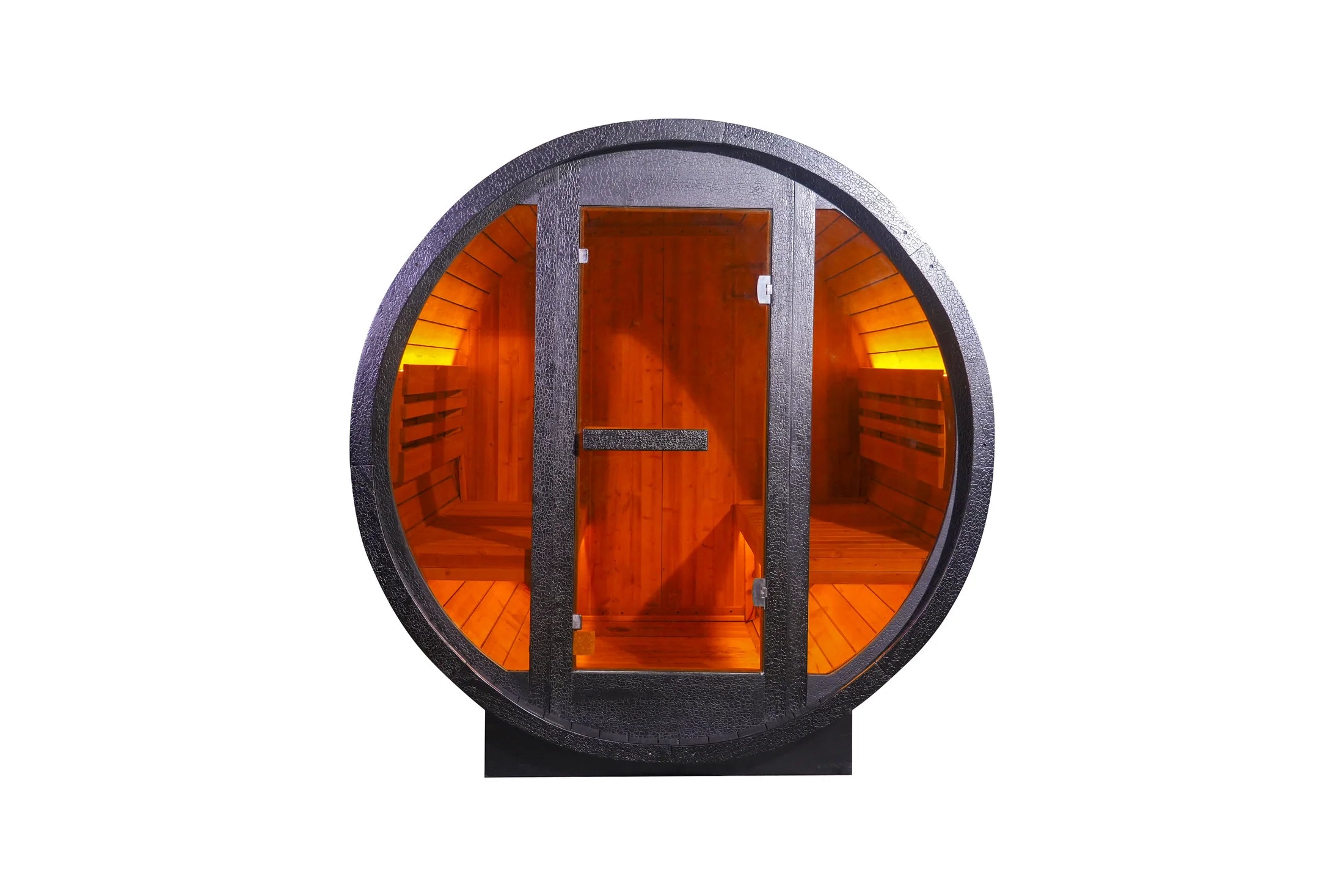 Helius Sauna Midnight Outdoor Barrel Sauna
