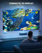 AWOL VISION LTV-3500 Pro 4K Triple Ultra Short Throw Laser Projector-3000 ISO Lumens