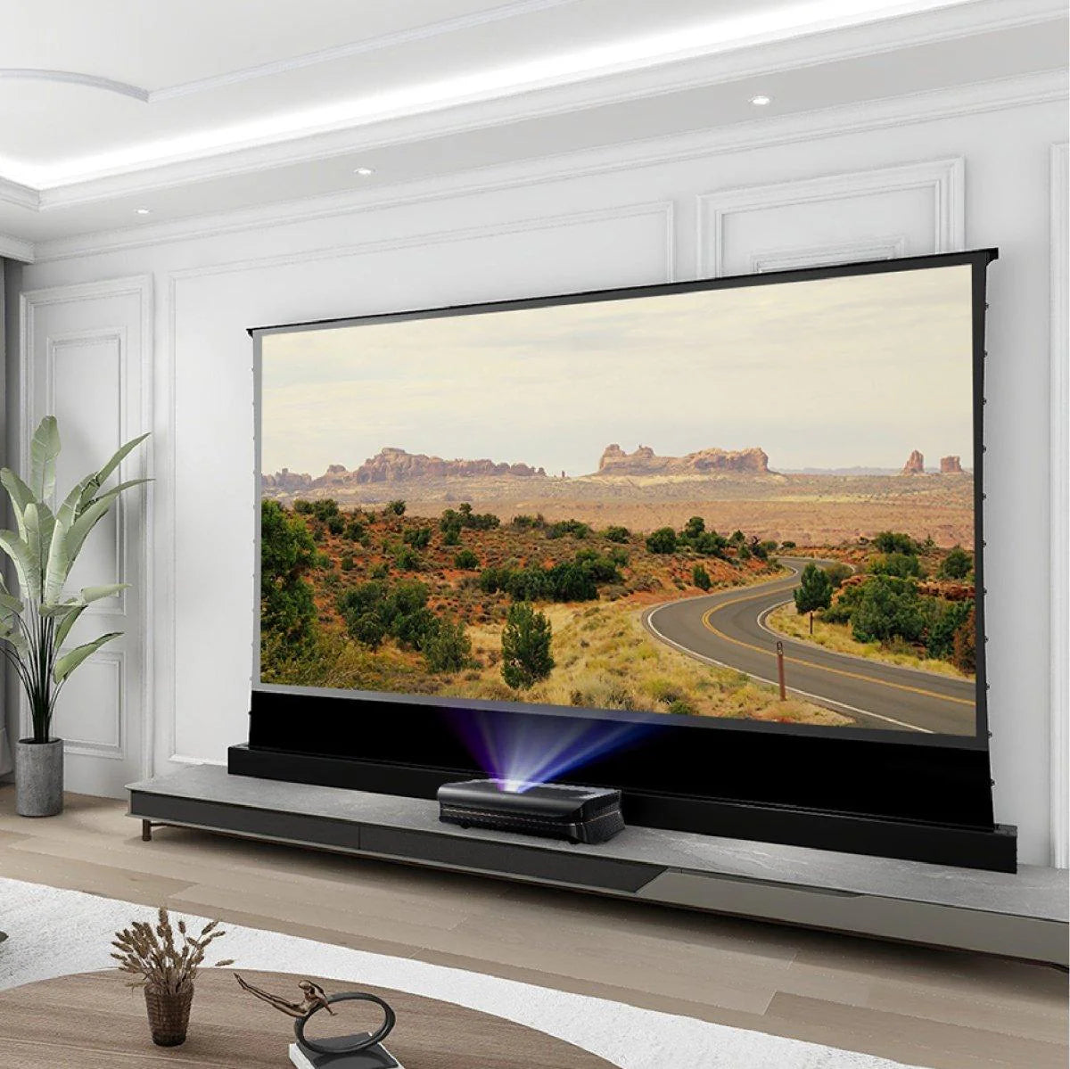 AWOL VISION LTV-3500 Pro 4K Triple Ultra Short Throw Laser Projector-3000 ISO Lumens