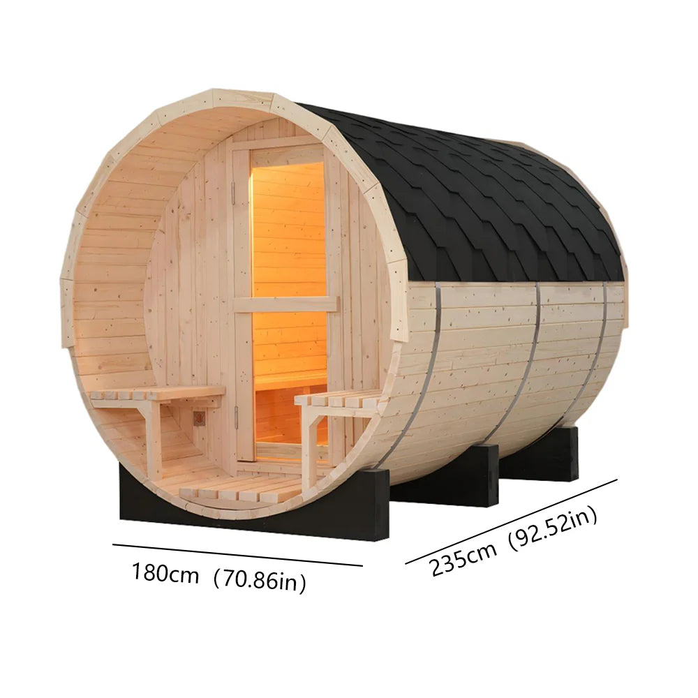 Helius Sauna Expedition Outdoor Barrel Sauna