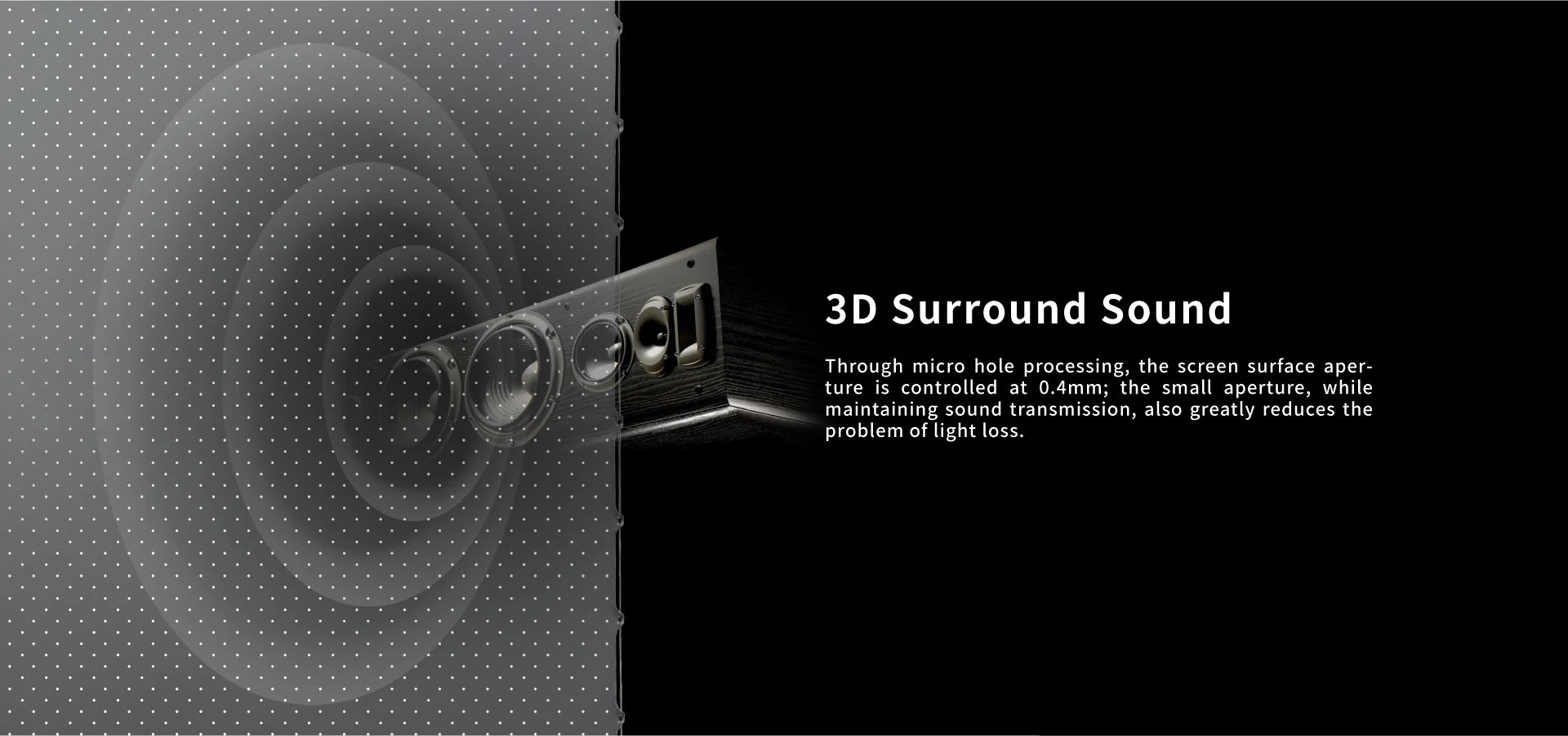 VIVIDSTORM ALR Slimline Motorized Tension Obsidian Long Throw ALR Projector screen