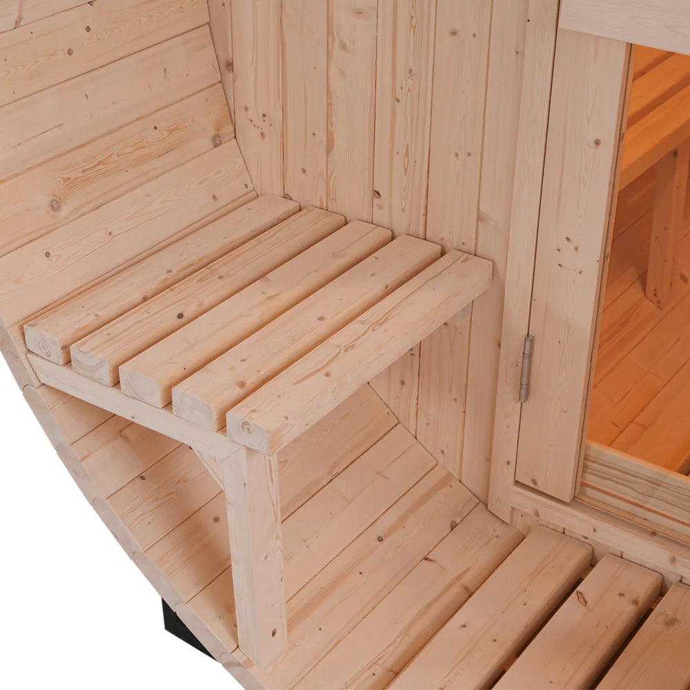 Helius Sauna Expedition Outdoor Barrel Sauna