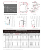 VIVIDSTORM ALR Slimline Motorized Tension Obsidian Long Throw ALR Projector screen