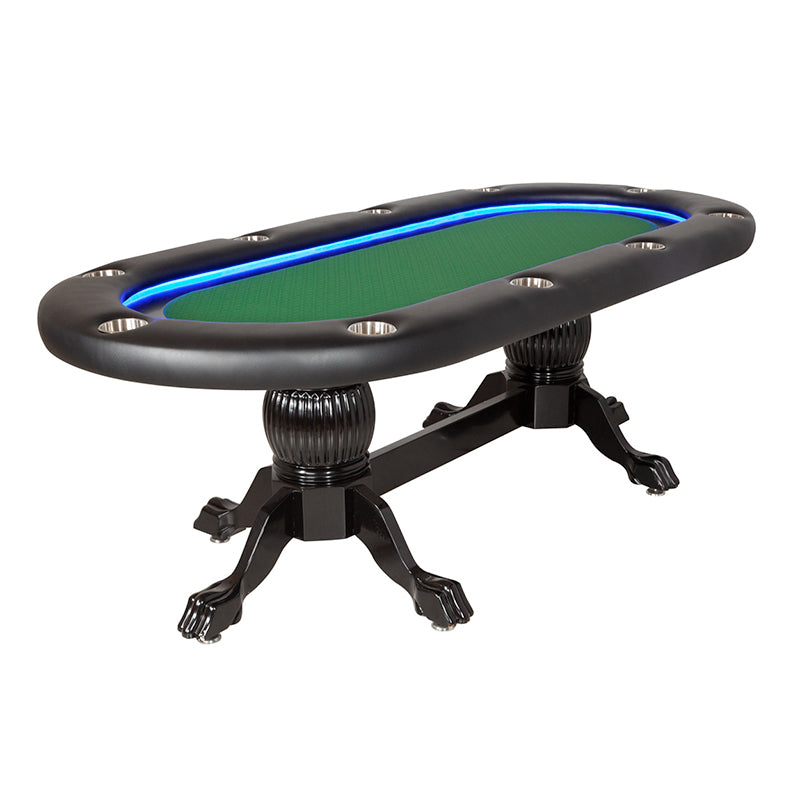 BBO Poker Tables Elite Alpha LED Poker Table (Dining table conversion)