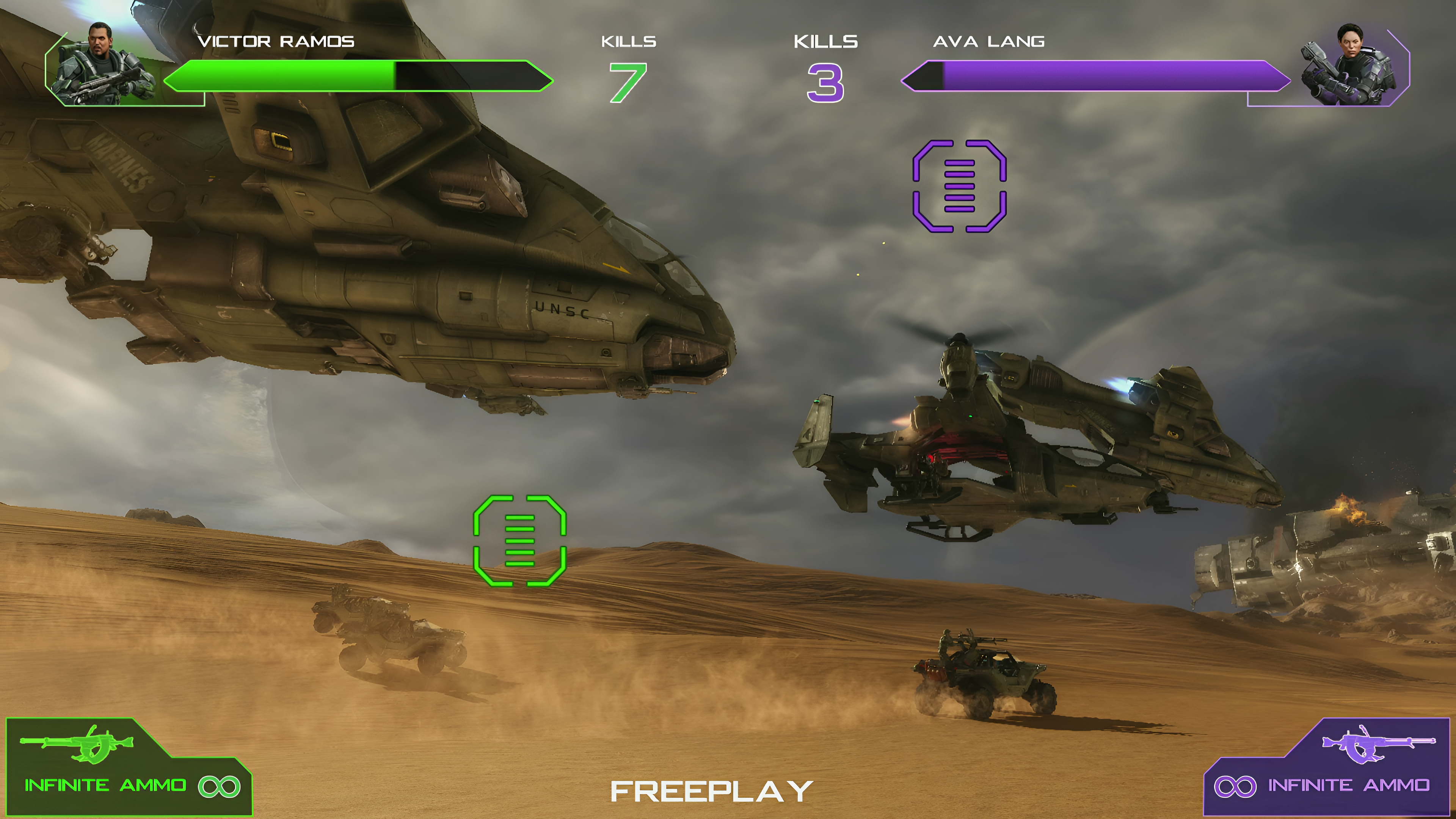 Raw Thrills Halo Fireteam Raven 2 Player Tethered Arcade Game