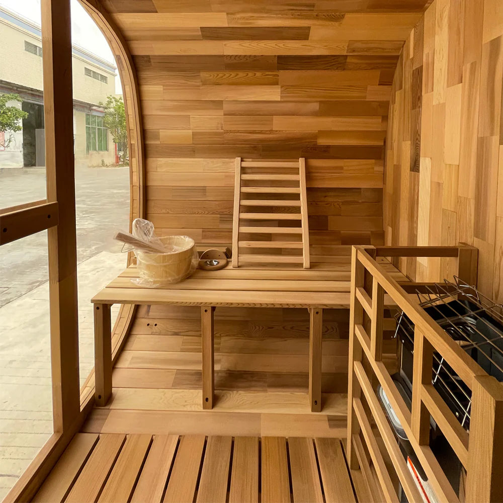 Helius Sauna Paul Red Cedar Outdoor Sauna