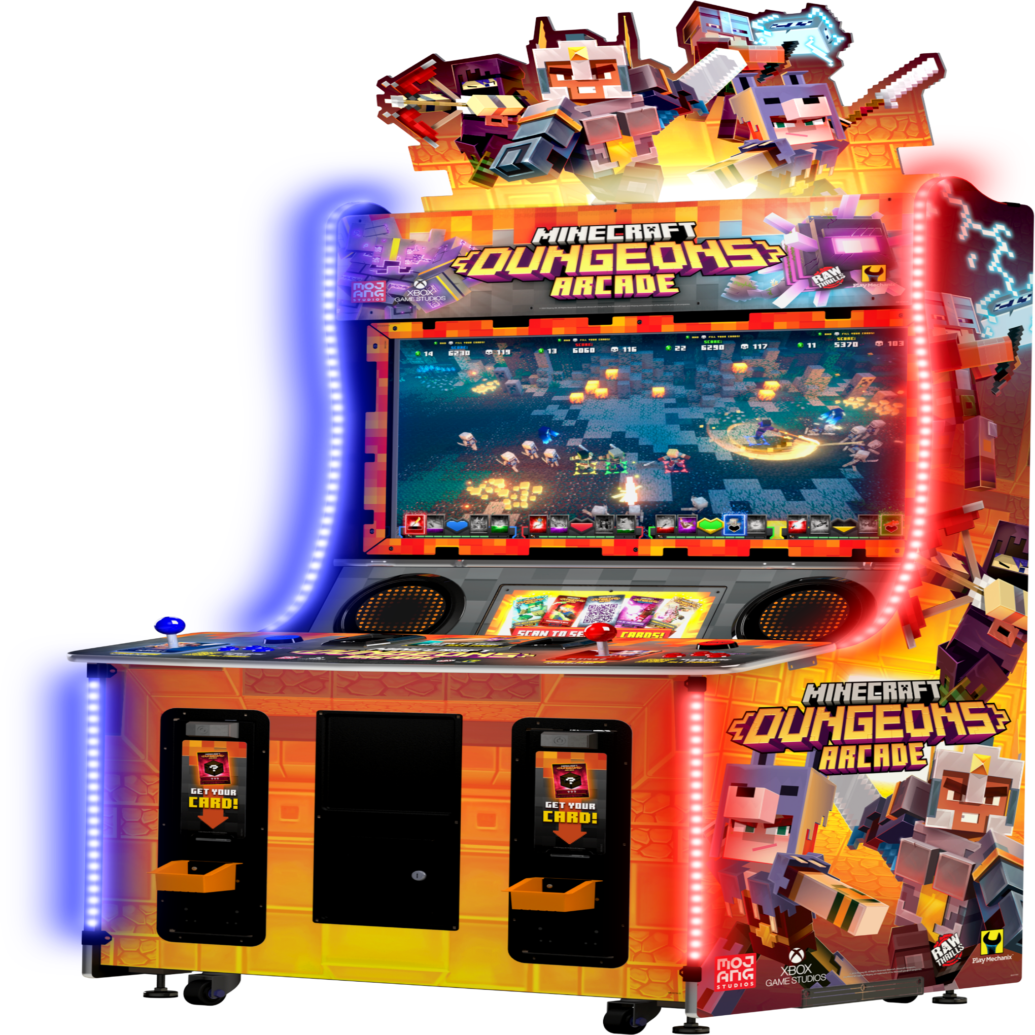 Raw Thrills Minecraft Dungeons Arcade 2-Player