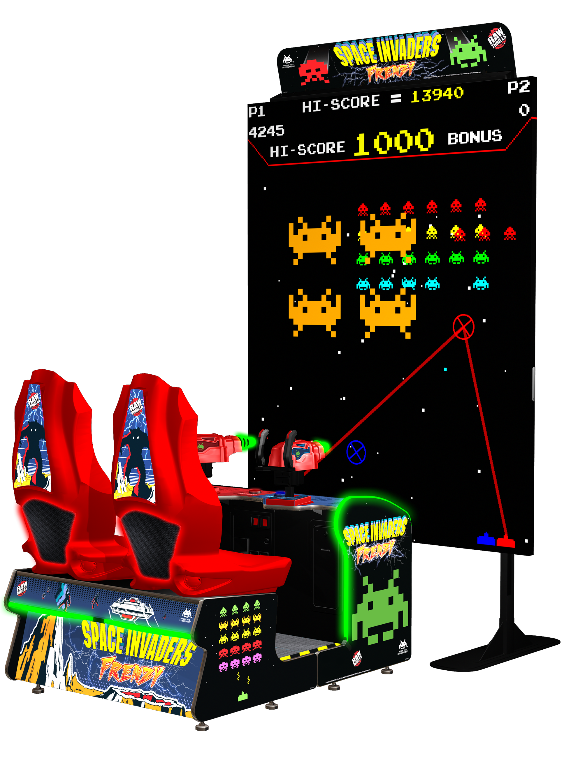Raw Thrills Space Invaders Frenzy