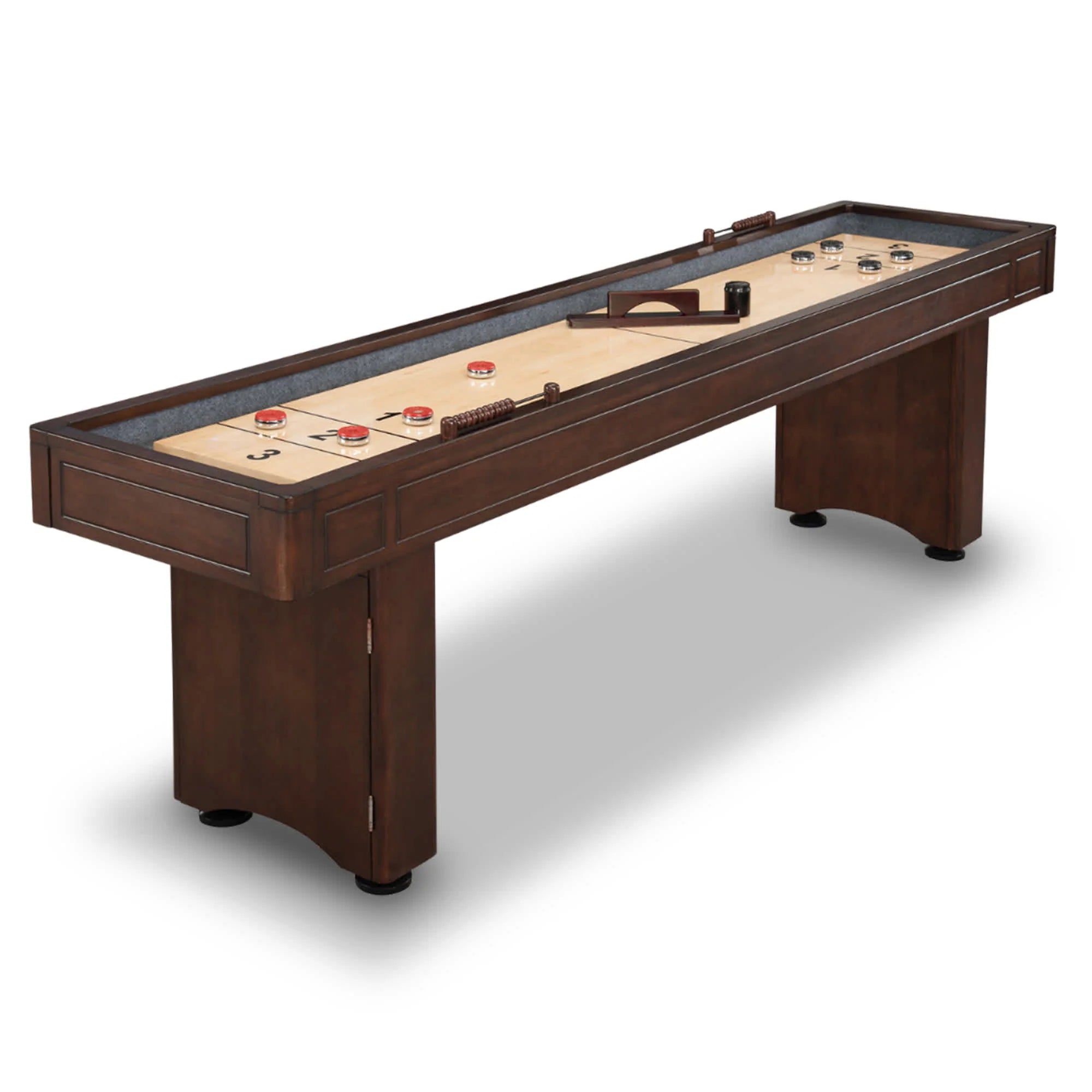 Hathaway Austin 9-ft Shuffleboard Table - Mahogany Finish