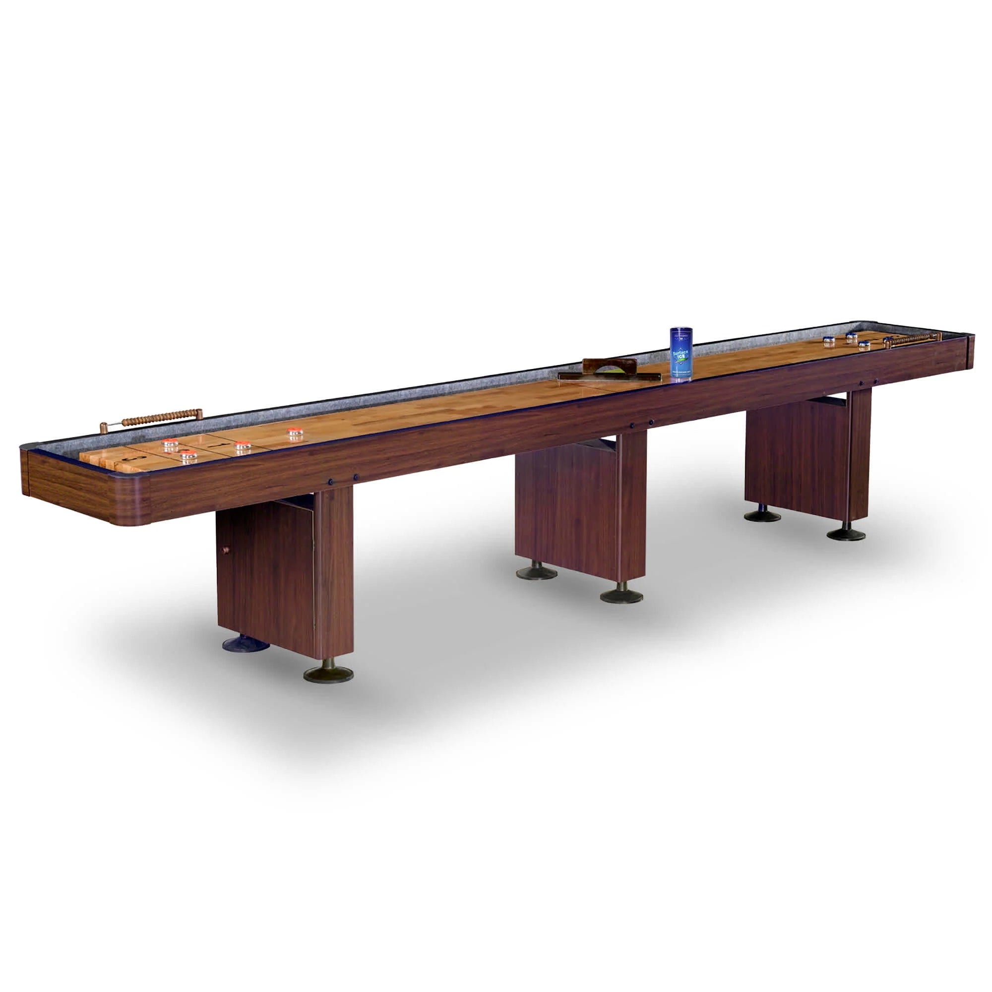 Hathaway Challenger Shuffleboard Table - Walnut Finish