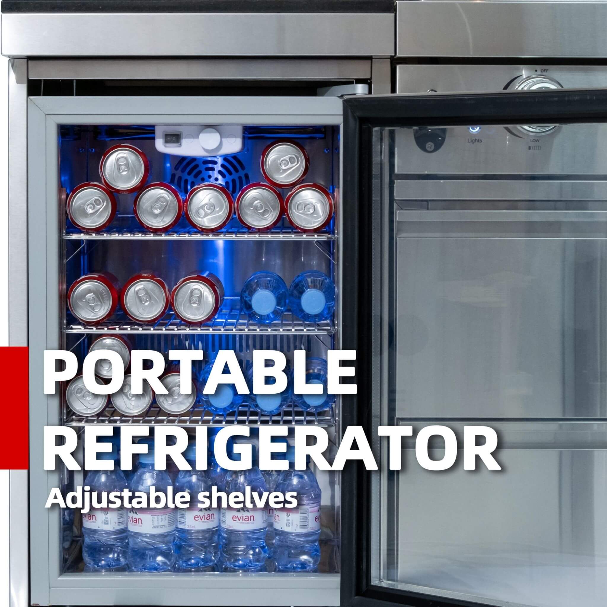 Castelle Flame 62-Inch 6-Burner Gas Outdoor Grill Island (SAK31642)