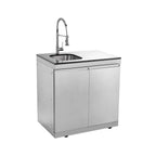 Castelle Flame 62-Inch 6-Burner Gas Outdoor Grill Island (SAK31642)