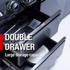 Castelle Flame Premium Black Stainless Steel 4-Burner Gas Grill (SAK48157)