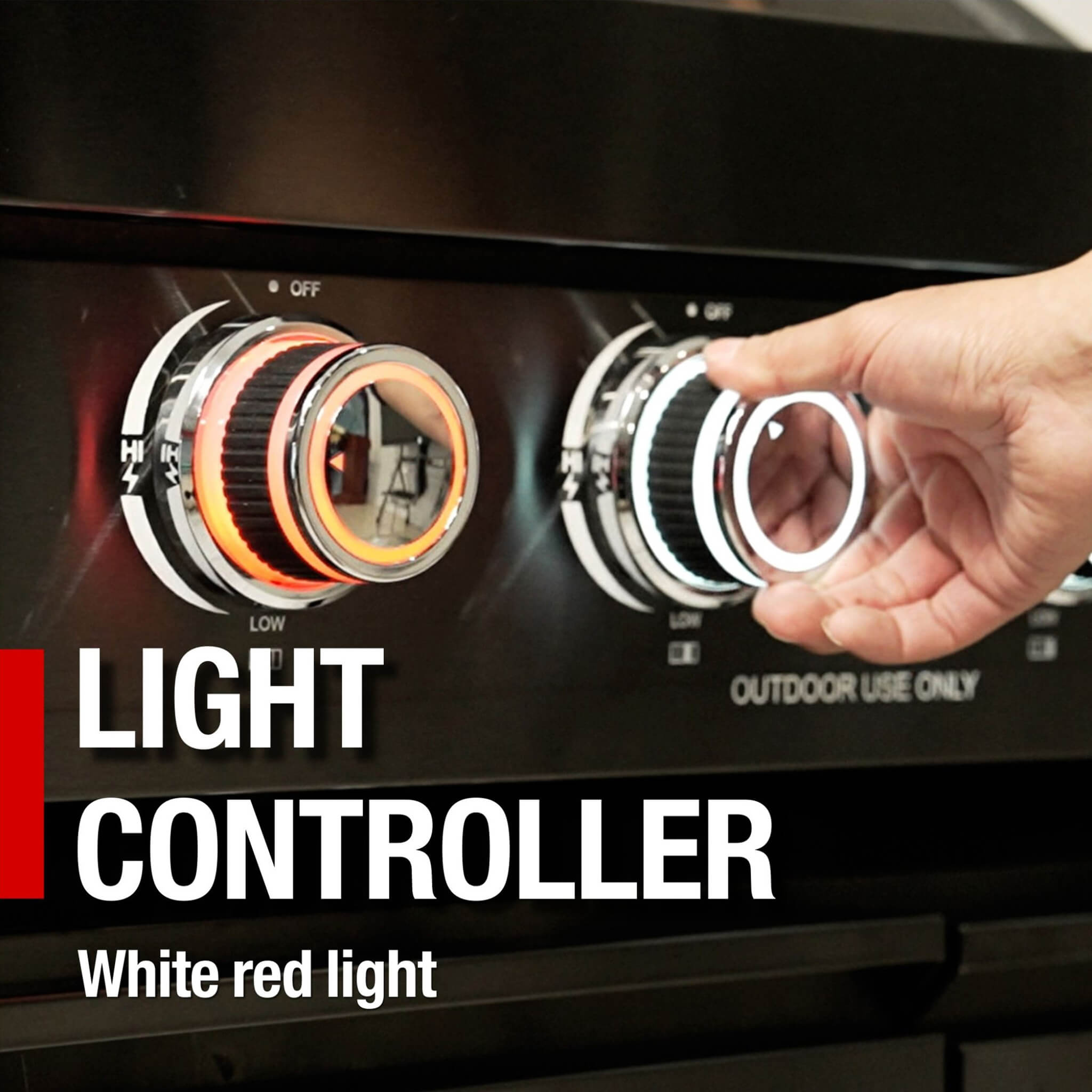 Castelle Flame Premium Black Stainless Steel 4-Burner Gas Grill (SAK48157)