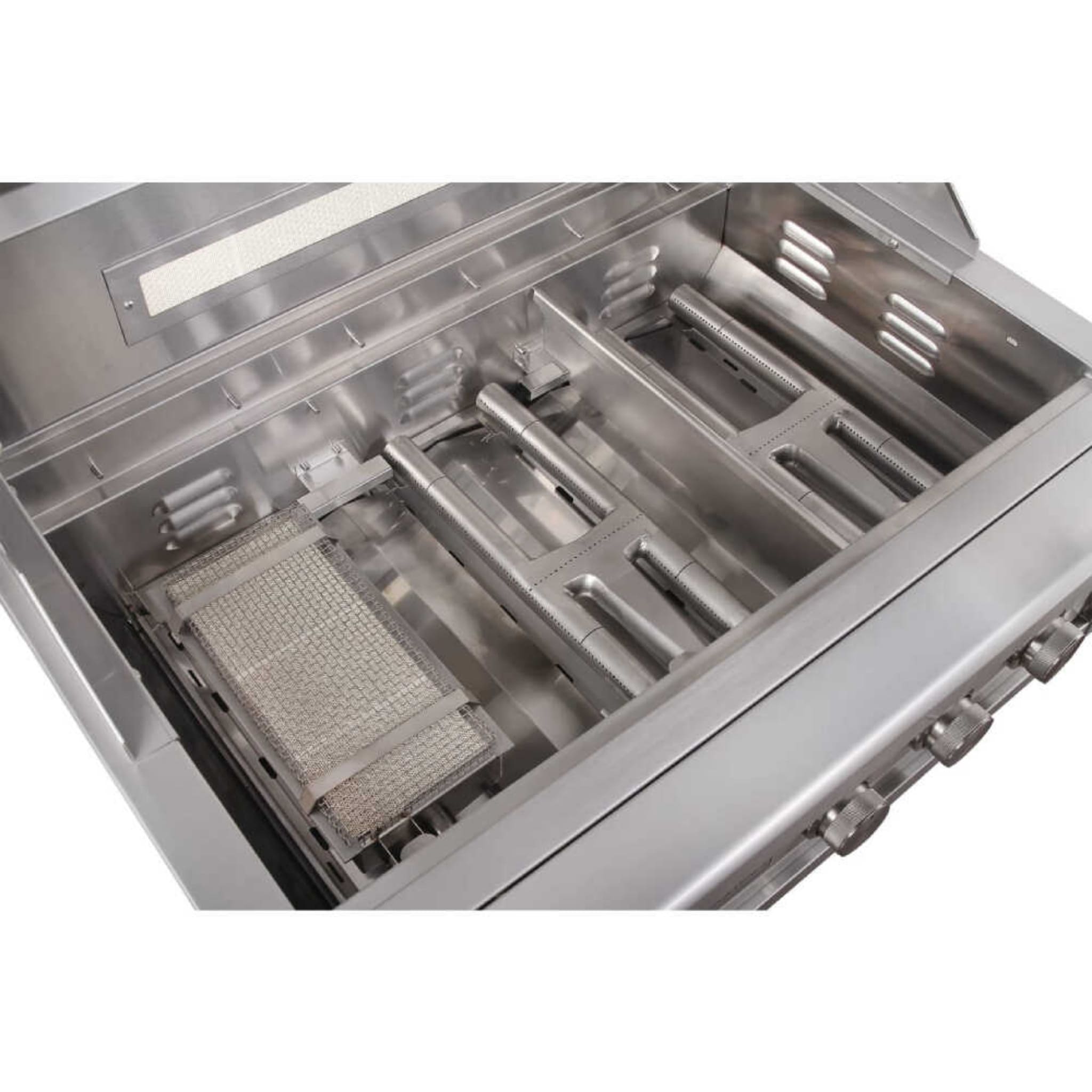 Edgestar 89K BTU 36" Liquid Propane Freestanding LED Lighting Grill Cart With Rotisserie (SAK85914)