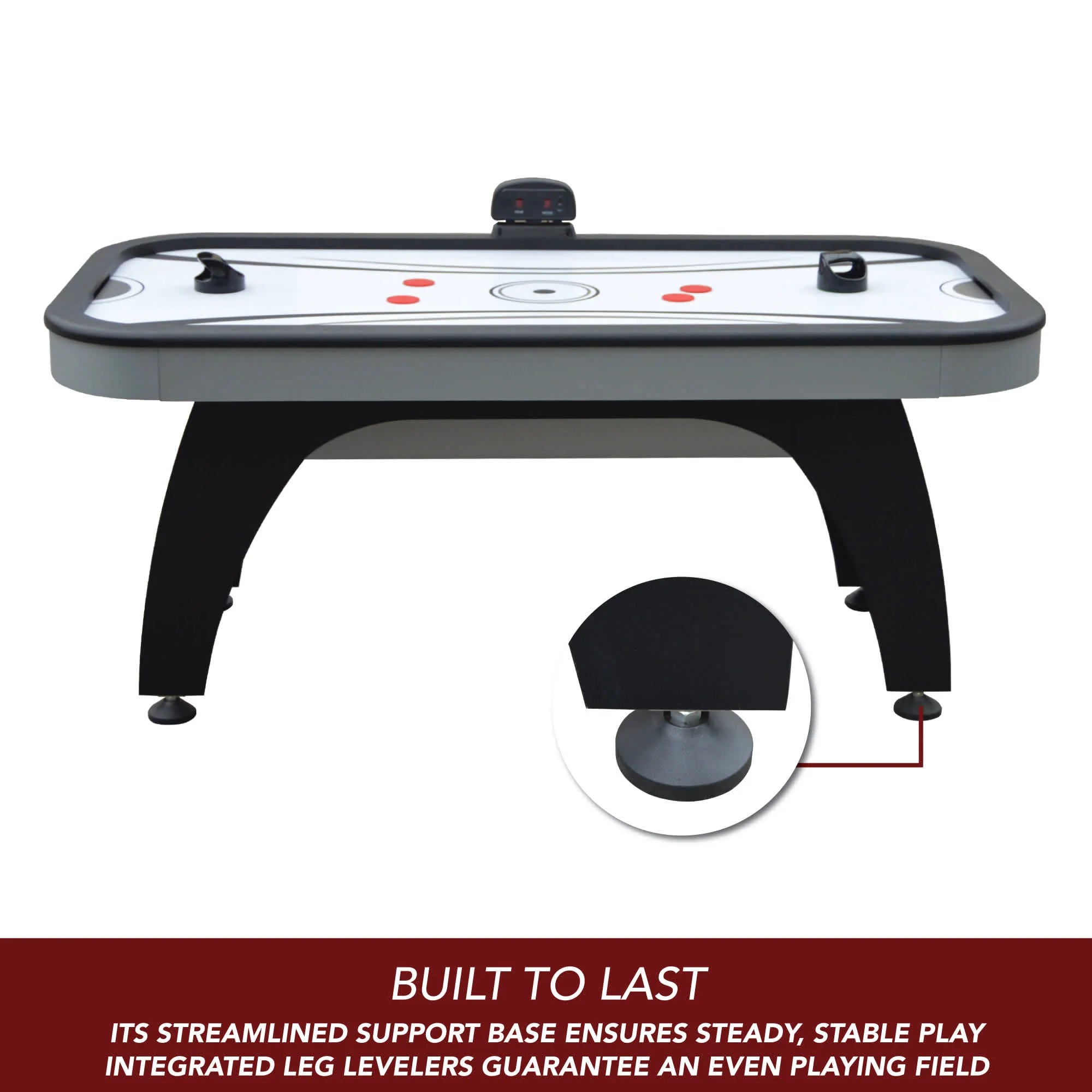 Hathaway Silverstreak 72-in Air Hockey Table with LED Scoring
