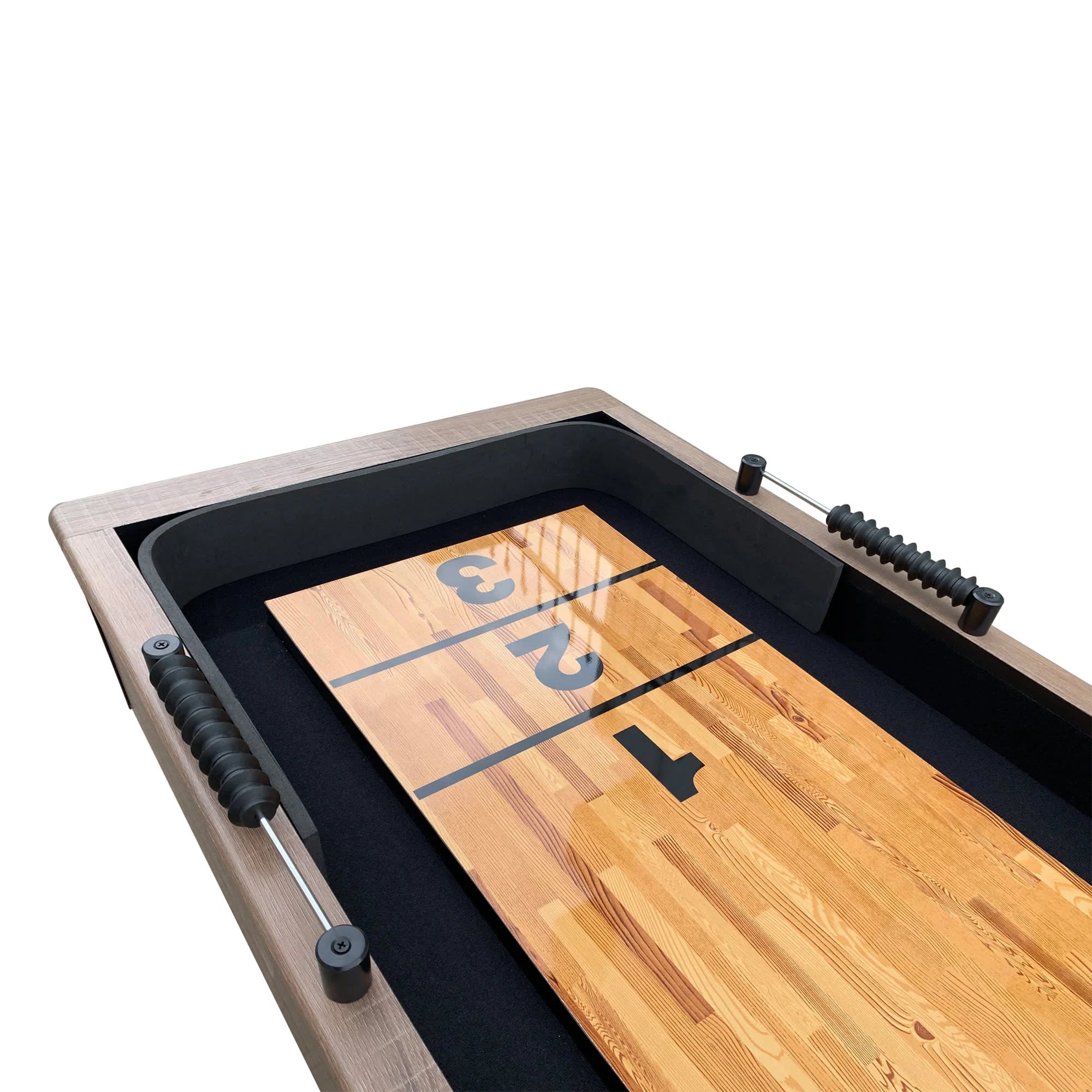 Hathaway Excalibur 9-ft Shuffleboard Table - Driftwood Finish