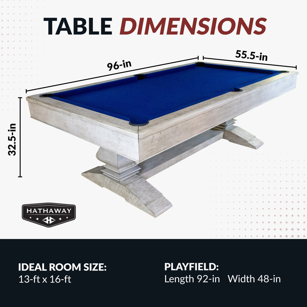 Hathaway Montecito 8-ft Pool Table