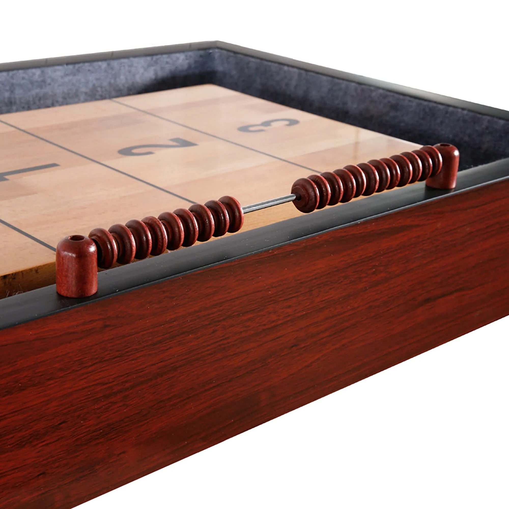Hathaway Challenger Shuffleboard Table - Dk Cherry Finish