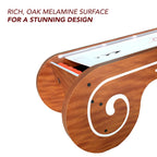 Hathaway Boardwalk 8-ft Roll Hop and Score Arcade Game Table with LED Scoring