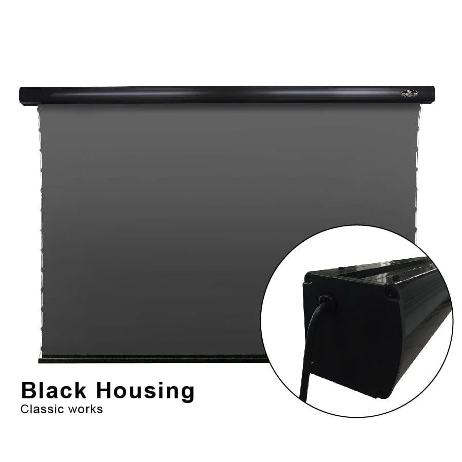 VIVIDSTORM ALR Slimline Motorized Tension Obsidian Long Throw ALR Projector screen