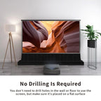 VIVIDSTORM S PRO P Motorized Tension Floor Rising UST ALR Perforated Projector screen