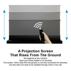 VIVIDSTORM S PRO P Motorized Tension Floor Rising UST ALR Perforated Projector screen