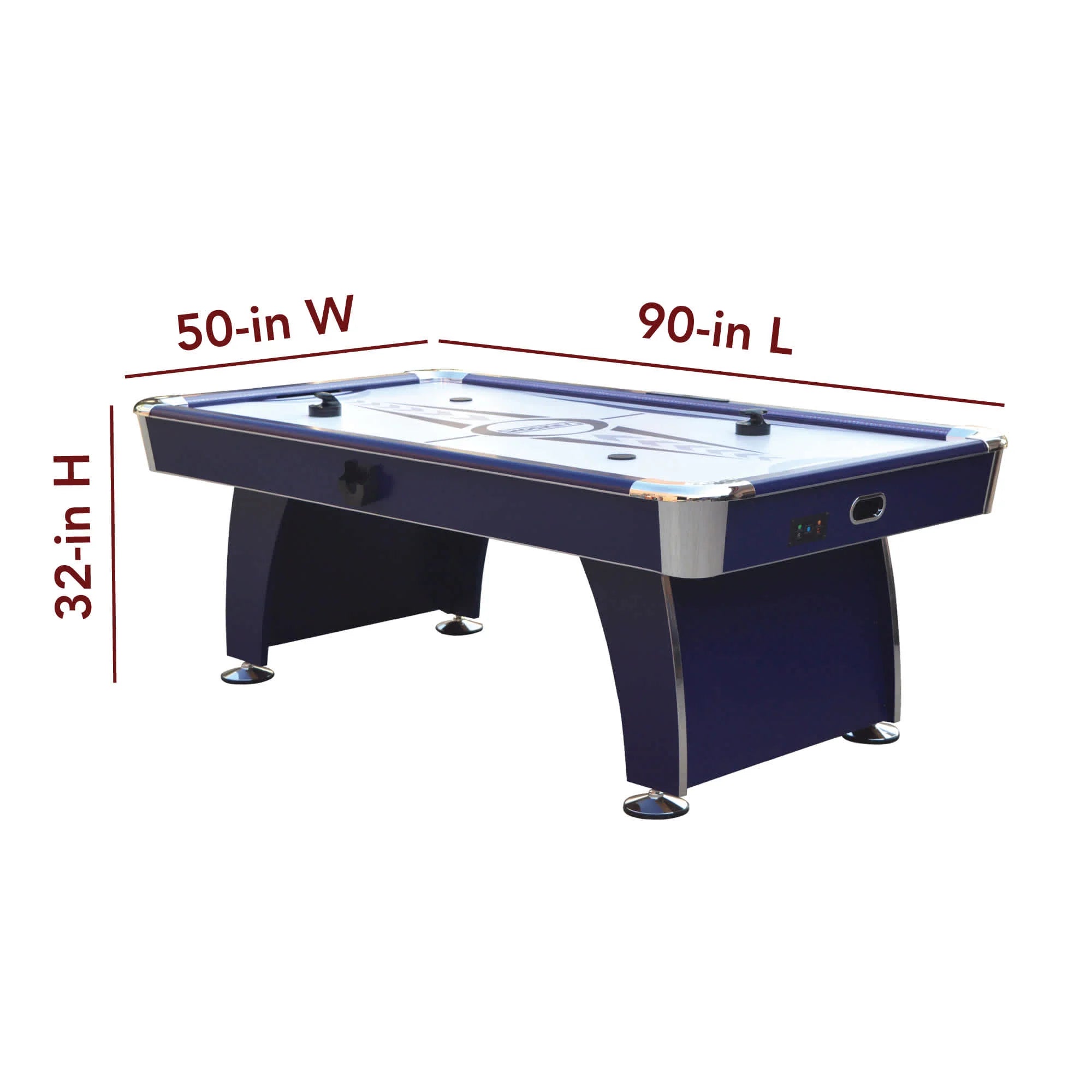 Hathaway Phantom II 90" Air Hockey Table with LED Scoring and Lights