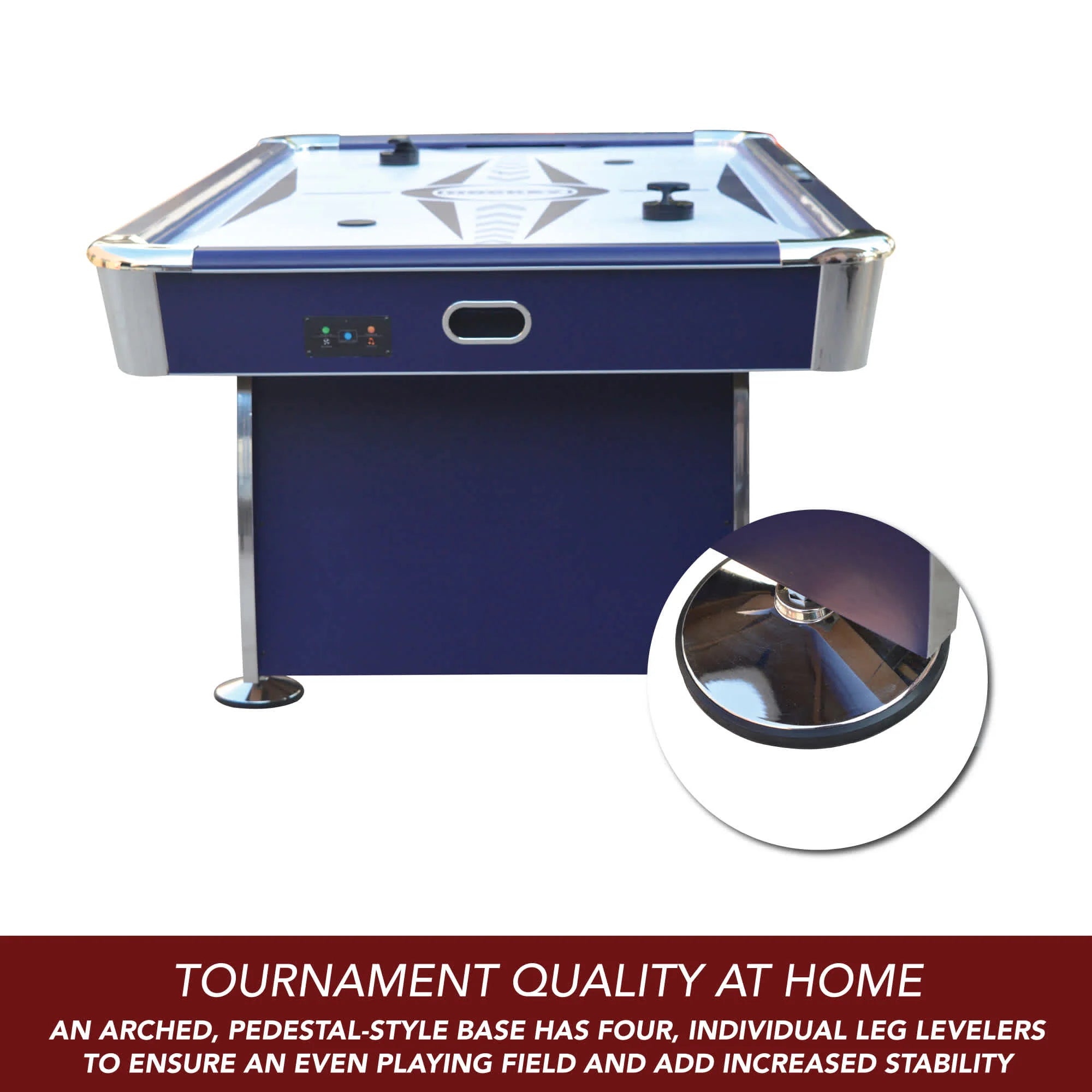 Hathaway Phantom II 90" Air Hockey Table with LED Scoring and Lights